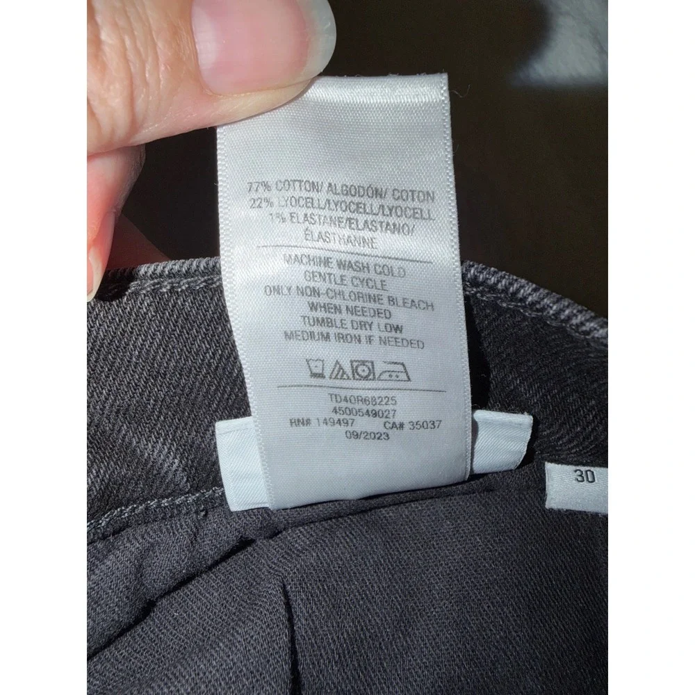Joes Jeans The Brixton Straight Narrow Orren Faded Black Denim Mens 30